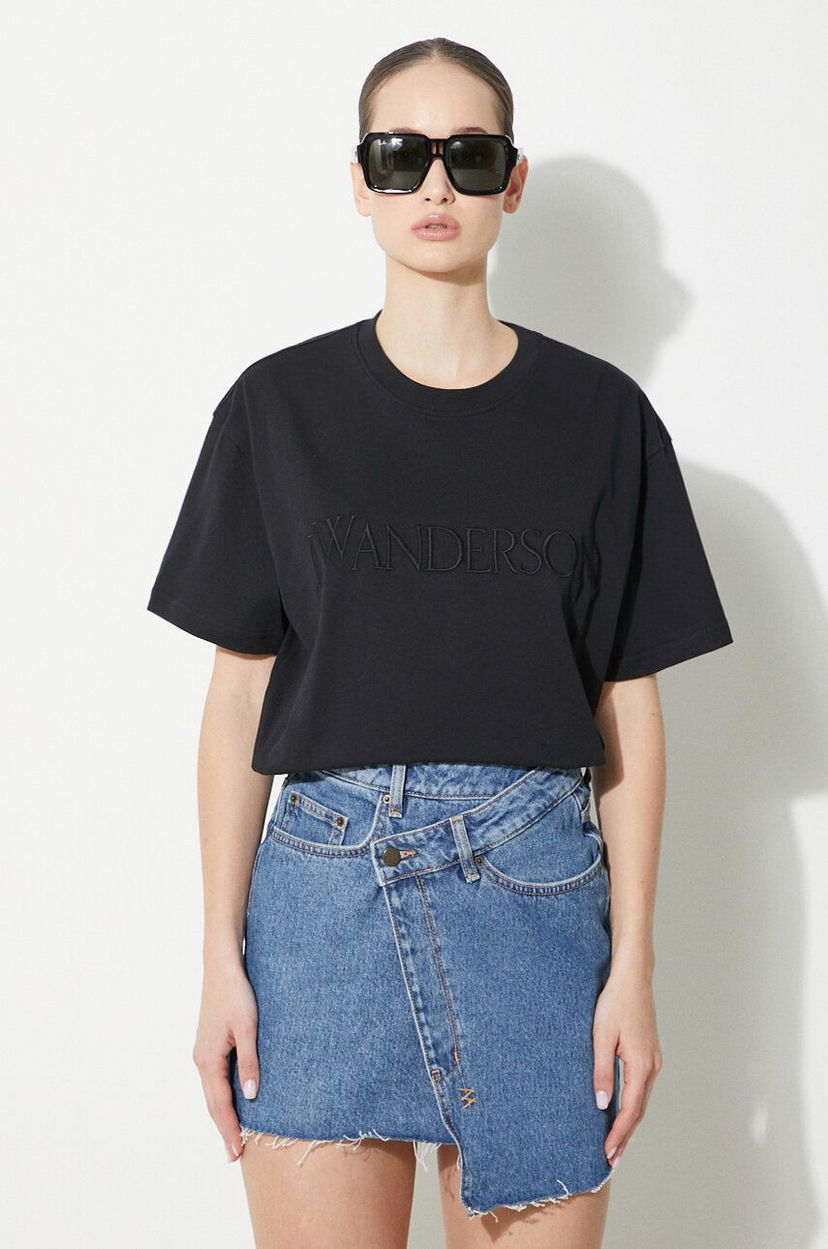 Majica JW Anderson Embroidery T-Shirt Črna | JT0218.PG0980.999