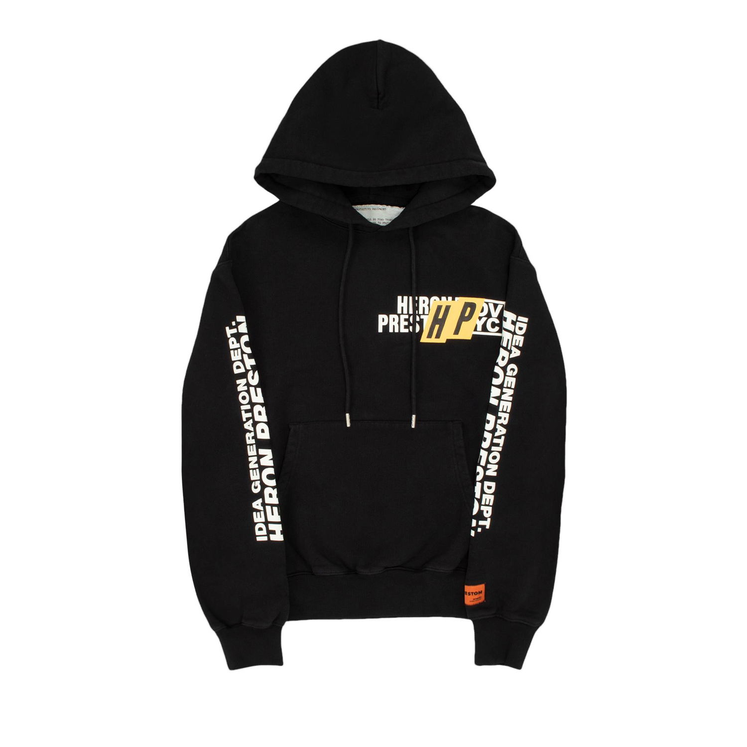 Pulover HERON PRESTON HP Real Estate Hoodie Črna | HMBB024F22JER0101001, 1
