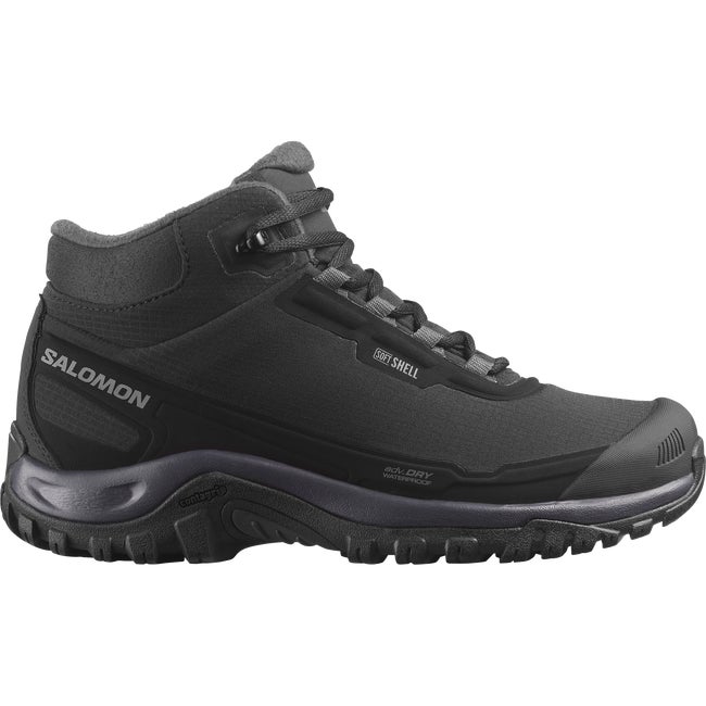 Superge in čevlji Salomon Shelter Soft Shell Mid Waterproof Boot Črna | L47855000