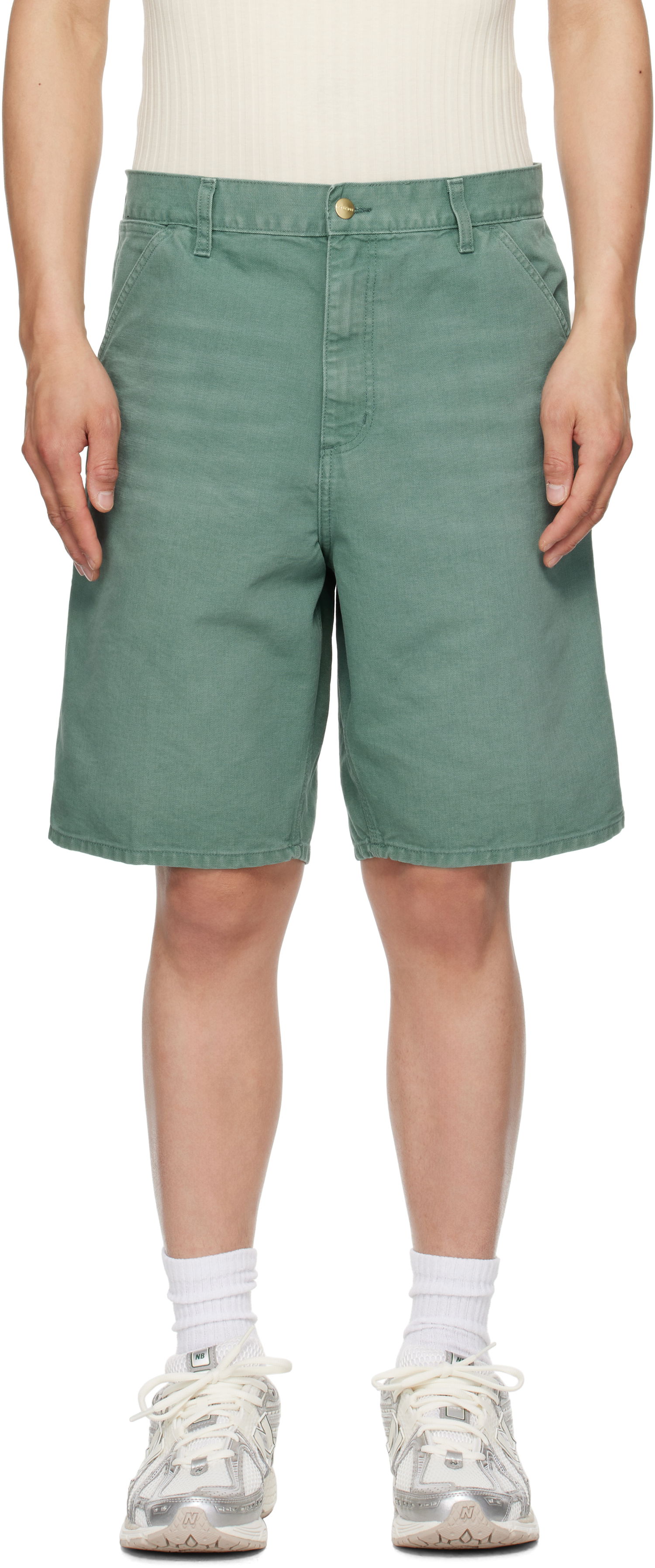Kratke hlače Carhartt WIP Carhartt WIP Single Knee Shorts Zelena | I034797, 0