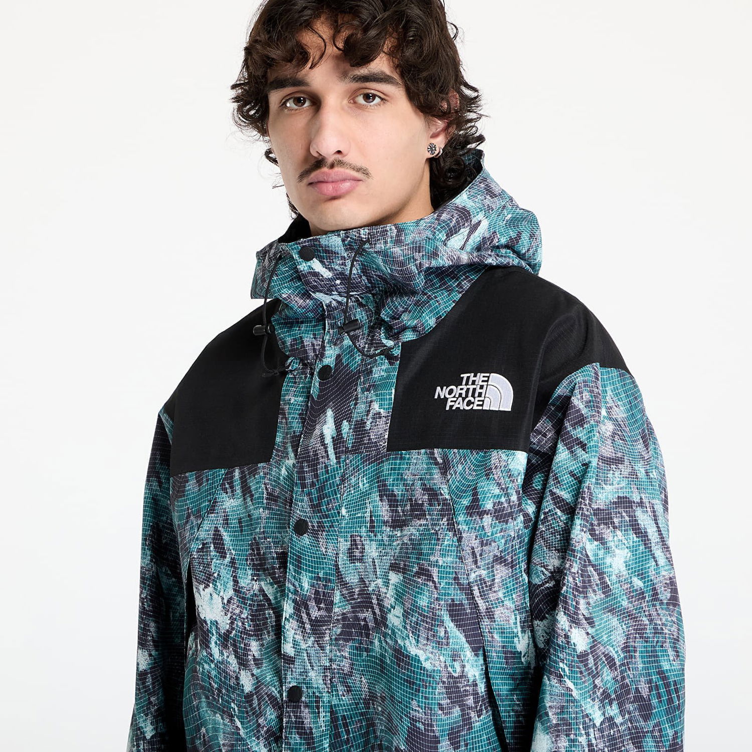 Vetrovka The North Face Dryvent Mono Mountain Jacket Trail Grid Print Večbarvna | NF0A88XF87A1, 1