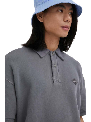 Polo majica American Vintage Polo Shirt Siva | MIZU03B