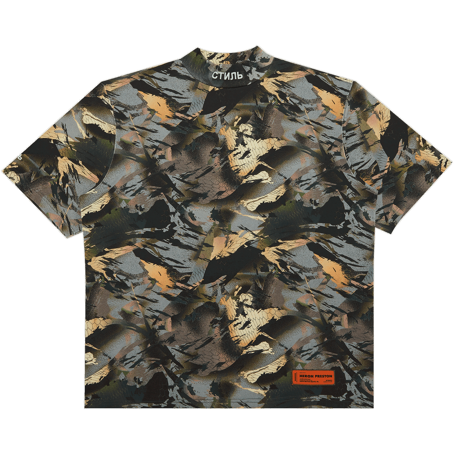 Srajce HERON PRESTON Turtleneck Tee Siva | HMAA021S22JER0015901, 0