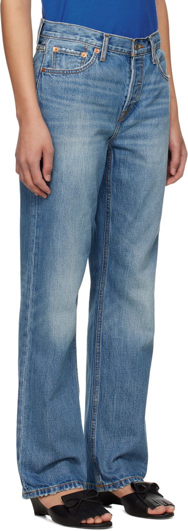 Kavbojke RE/DONE Re/Done 'The Standard' Jeans Modra | 148-03WSTANRD, 1