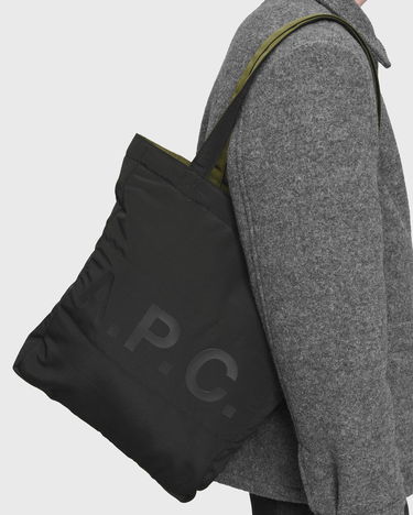 Tote bag A.P.C. LOU Quilted Reversible Tote Črna | PSALL-M61892-TJD, 2