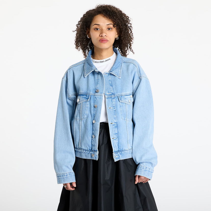 Jakna CALVIN KLEIN Calvin Klein Jeans Boxy Denim Jacket Modra | J20J224548 1A4