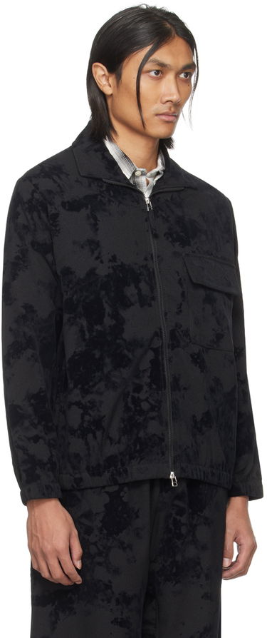 Vetrovka Universal Works Universal Works K Track Jacket Črna | P2910, 1