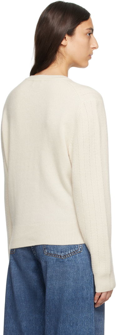 Pleteni pulover rag & bone Durham Knit Sweater Bela | WAS23F037CC37, 2