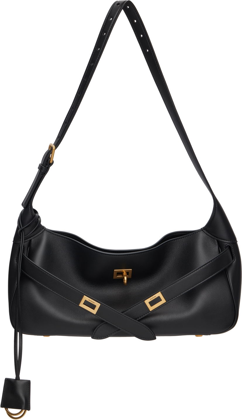 Torba za čez ramo Balenciaga Balenciaga Bel Air Shoulder Bag Črna | 8106802ABAV