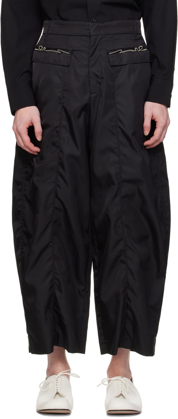 Cargo hlače ADER ERROR Elva Baggy Nylon Trousers Črna | BN01SSSA0203BK, 0