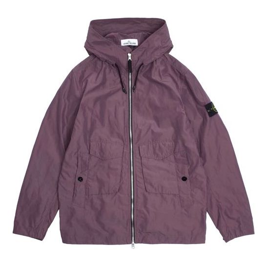 Vetrovka Stone Island Micro Reps Jacket Lila | 741541122-V0011