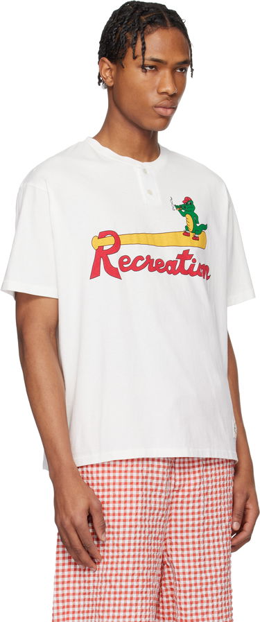 Majica Bode Bode Reptile Rec Henley T-Shirt Bela | MRS25CS029, 1