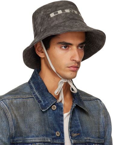 Klobuk Rick Owens Rick Owens DRKSHDW Concordians Gilligan Bucket Hat Črna | DA02E7479 BMOEM6, 3