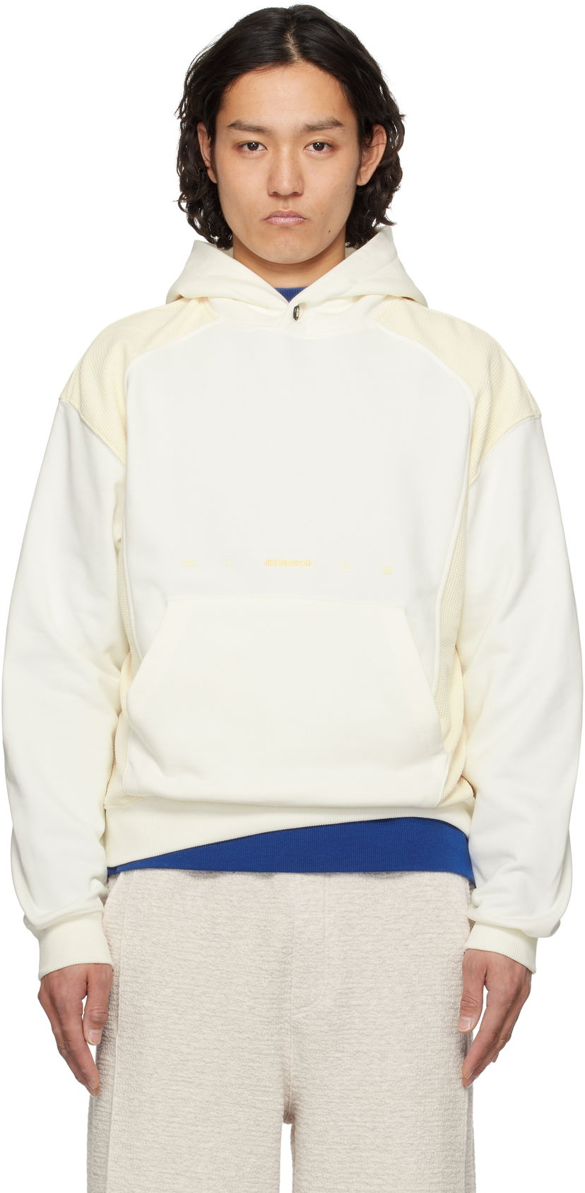 Pulover ADER ERROR ADER error Product. 28 Hoodie Bela | BO01SSHD0101IV