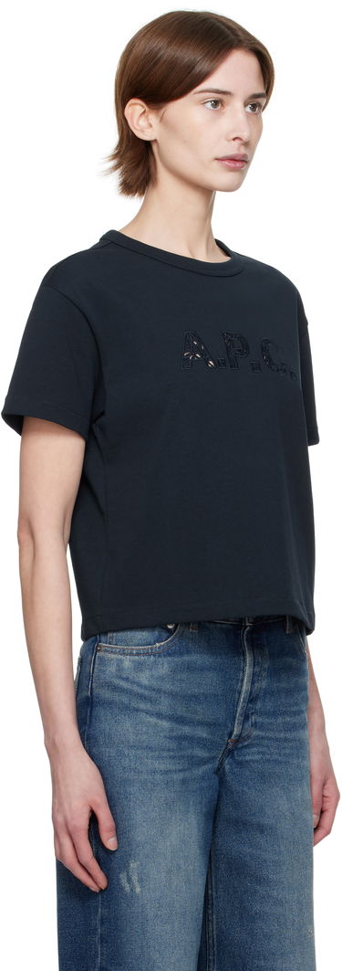 Krop-top A.P.C. A.P.C. Annie Cropped T-Shirt Črna | COHBQ-F26495, 1