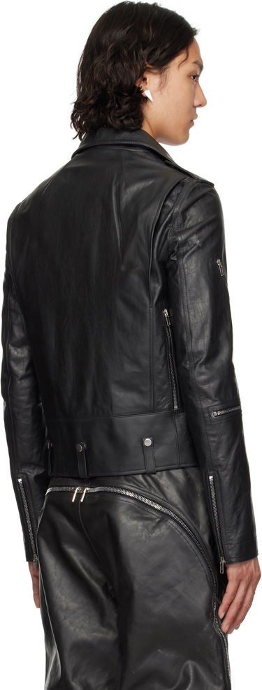 Jakna Rick Owens Rick Owens Hollywood Bauhaus Stooges Leather Jacket Črna | RU01E5765 LTP, 2