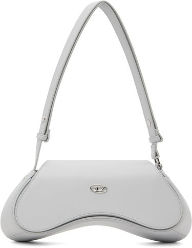 Torba za čez ramo Diesel Play Curved Crossbody Bag Siva | X10221 PR227, 0