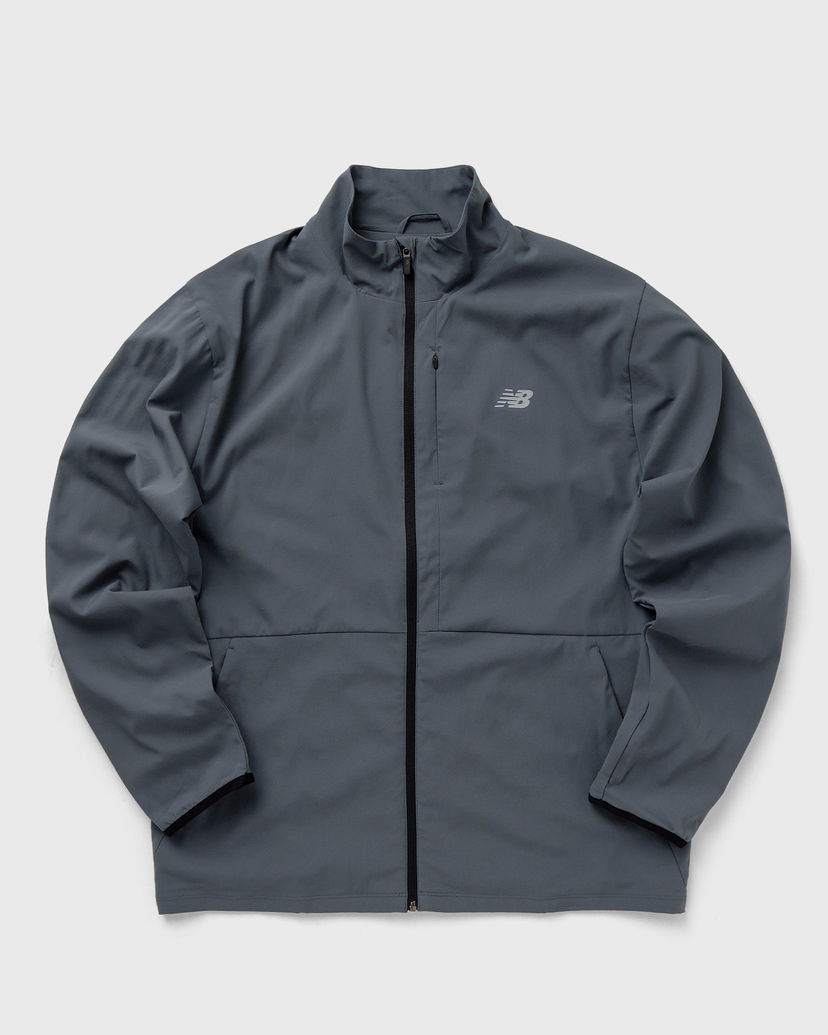 Vetrovka New Balance Athletics Stretch Woven Jacket Siva | MJ41062-GT