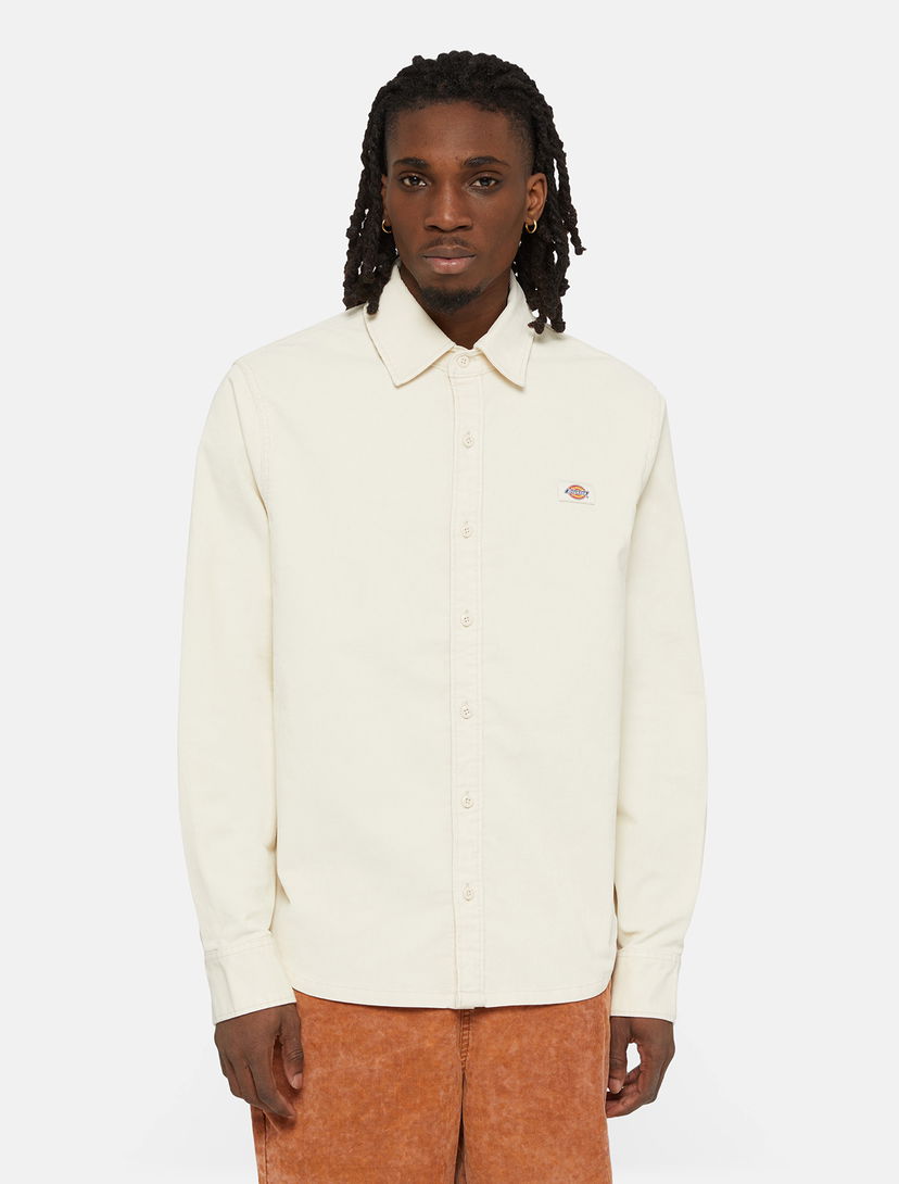 Srajce Dickies Chase City Shirt Bela | 0A4YRZ