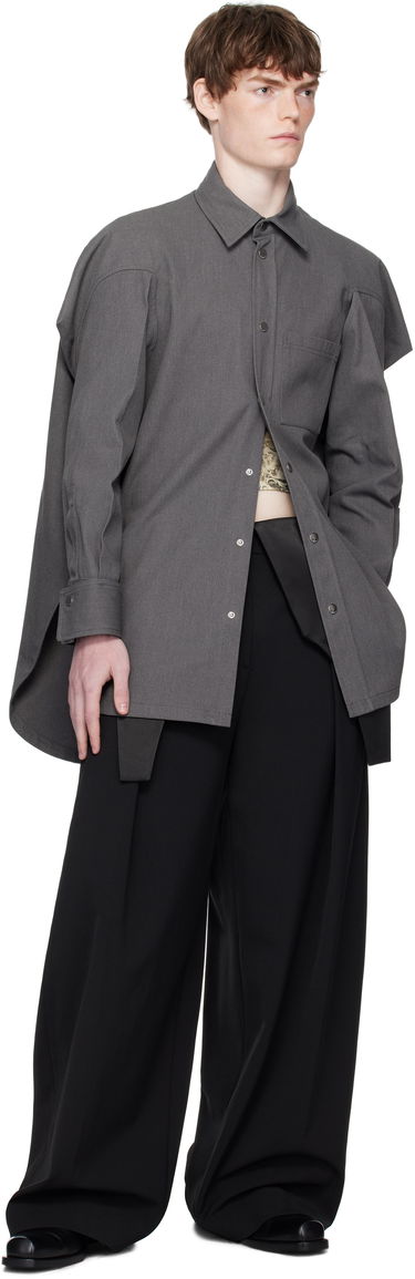 Srajce Jean Paul Gaultier Jean Paul Gaultier Canvas Shirt Siva | 25/03-U-ST024-W008-04, 3