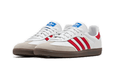 Superge in čevlji adidas Originals Samba OG White Red Bela | IG1025, 2