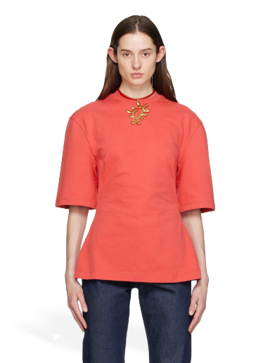 Majica Jacquemus 'Le T-Shirt Camisa' Rdeča | 23E231JS121-2102