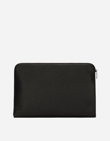 Denarnica Dolce & Gabbana Large Deerskin Clutch Črna | BM2337A803480999, 3
