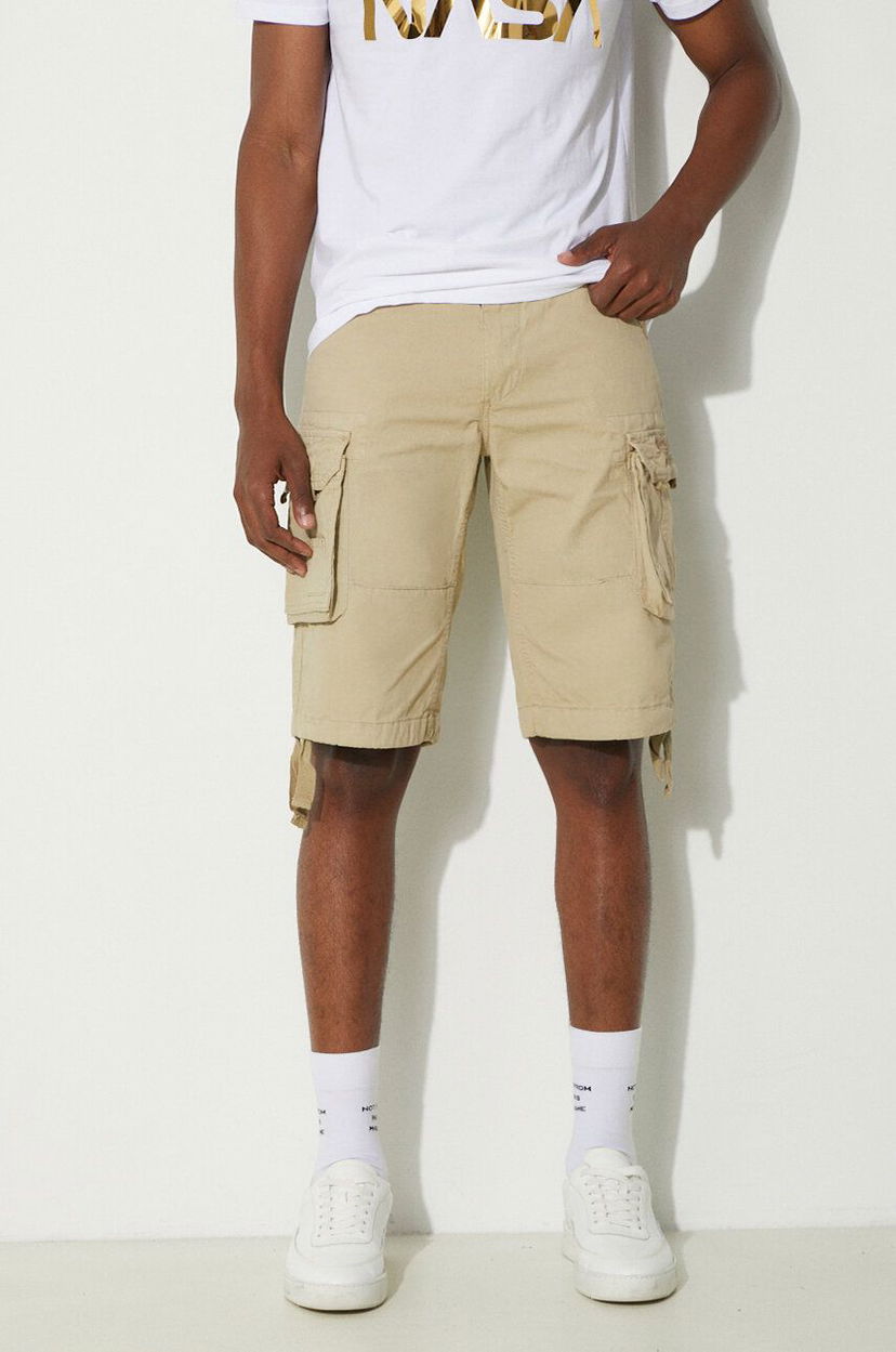 Kratke hlače Alpha Industries Cargo Shorts Bež | 191200.159