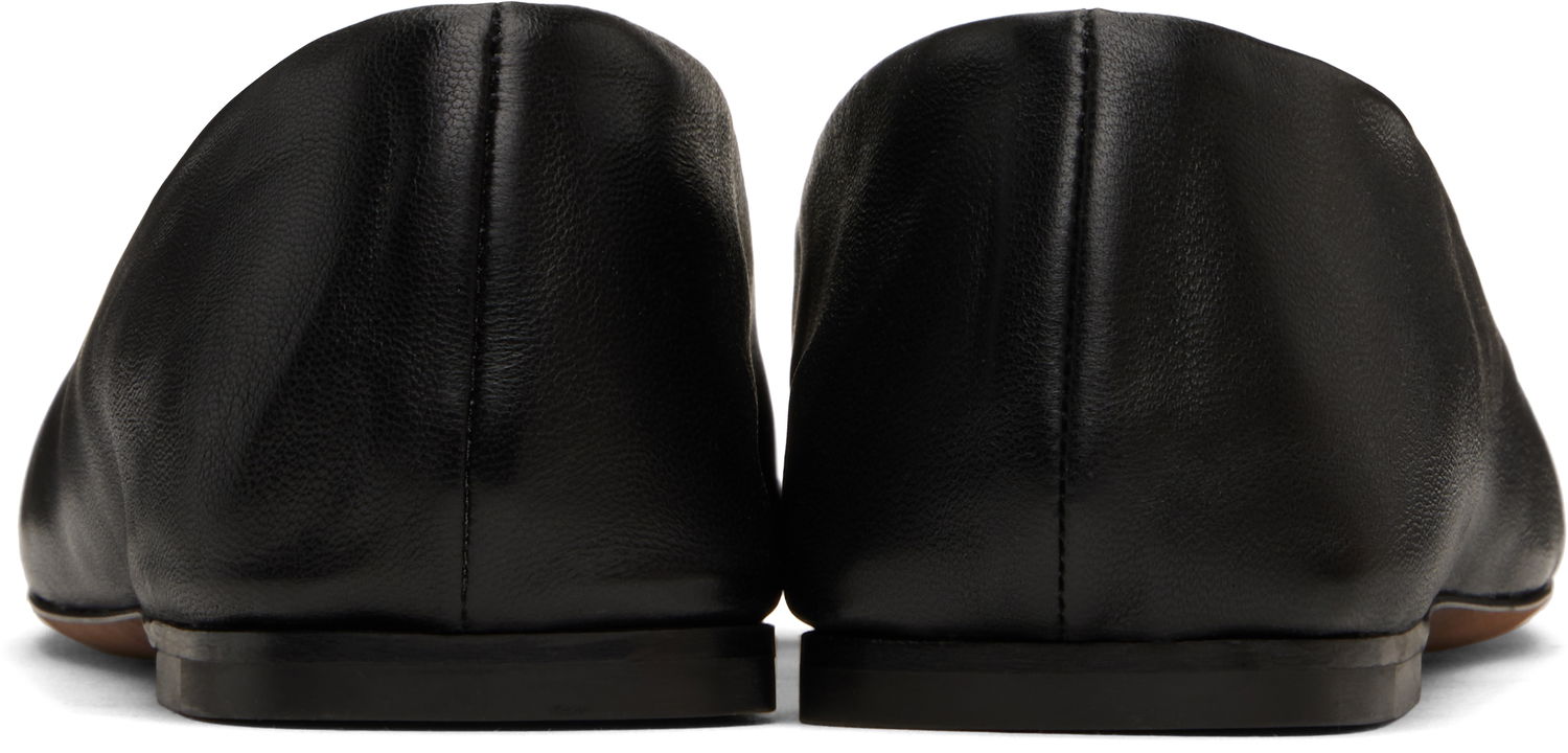 Oblačila The Row The Row Square Ballerina Flats Črna | F1598-SL3, 1