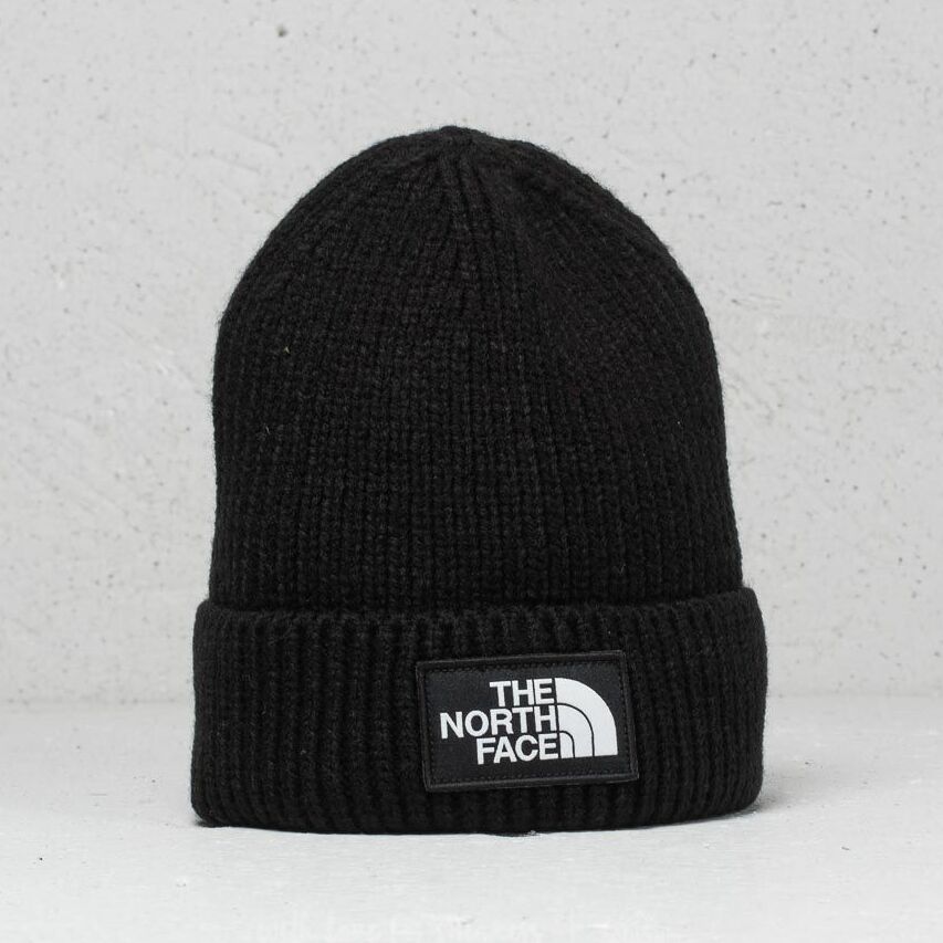 Beanie The North Face The Loho Box Cuffed Beanie Črna | T93FJXJK3, 0