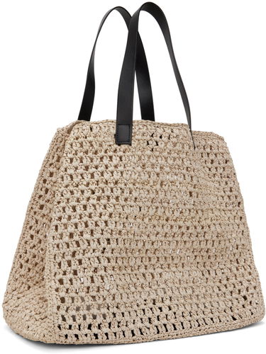 Tote bag Anine Bing Large Crochet Tote Bag Bež | A-13-2158-022, 2
