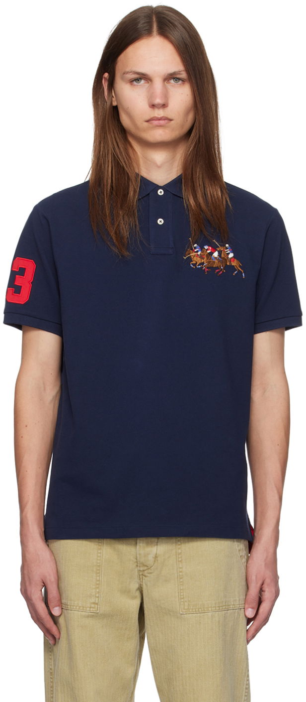 Polo majica Polo by Ralph Lauren Embroidered Polo Modra | 710814437003