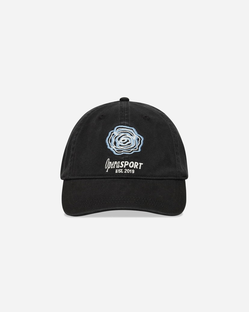 Kapa OpéraSPORT David Embroidered Rose Cap Črna | K55FW25  4