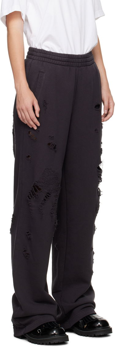 Trenirka We11done We11done Distressed Sweatpants Črna | WD-TA2-24-728-U-BK, 1