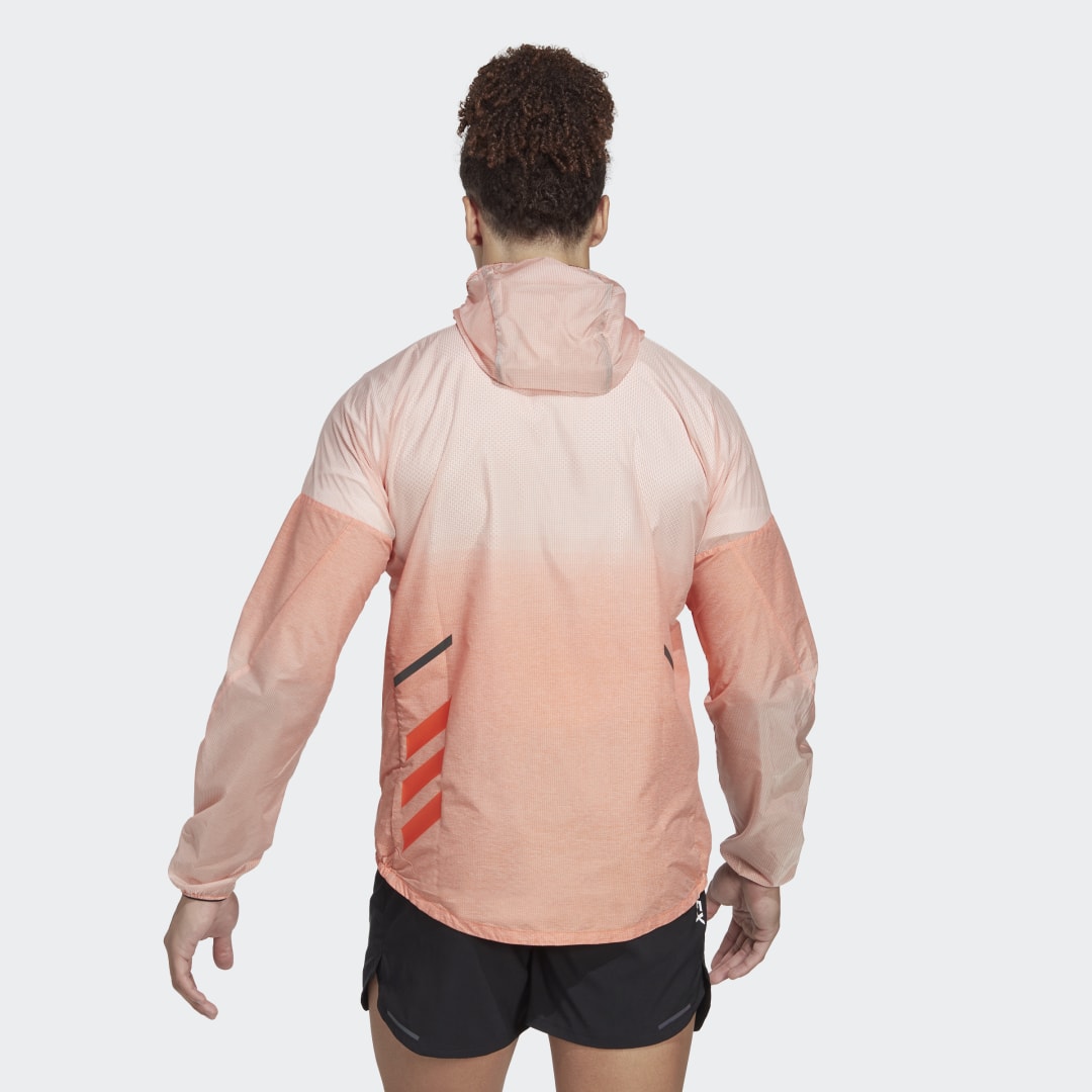 Jakna adidas Performance Terrex Agravic Windweave Trail Running Jacket Roza | HZ1327, 1