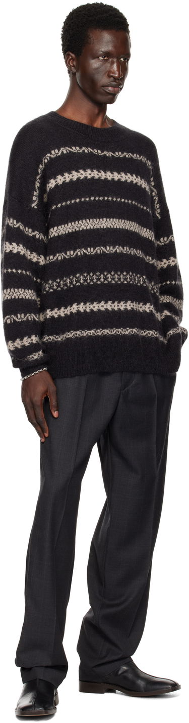 Hlače ISABEL MARANT Isabel Marant Nahili Checked Trousers Črna | 23APA0074HA-A3F61H, 3