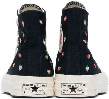 Superge in čevlji Converse Chuck 70 Embroidered Strawberries Črna | A14944C, 0