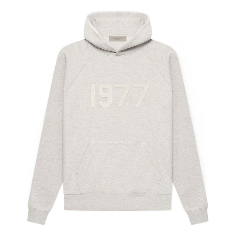 Pulover Fear of God Essentials SS22 1977 Hoodie Siva | FOG-SS22-779