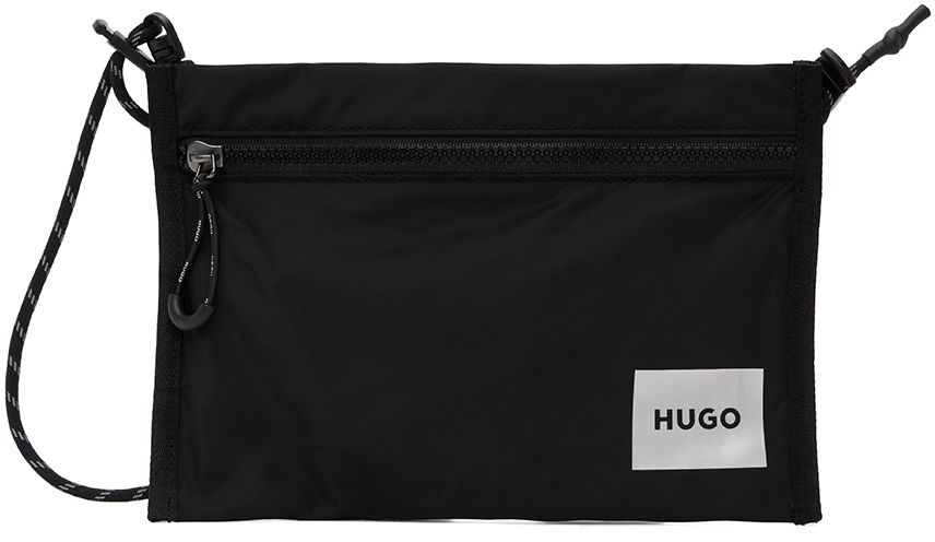 Torba za čez ramo BOSS Hugo Horiz Crossbody Bag Črna | 50482308, 0