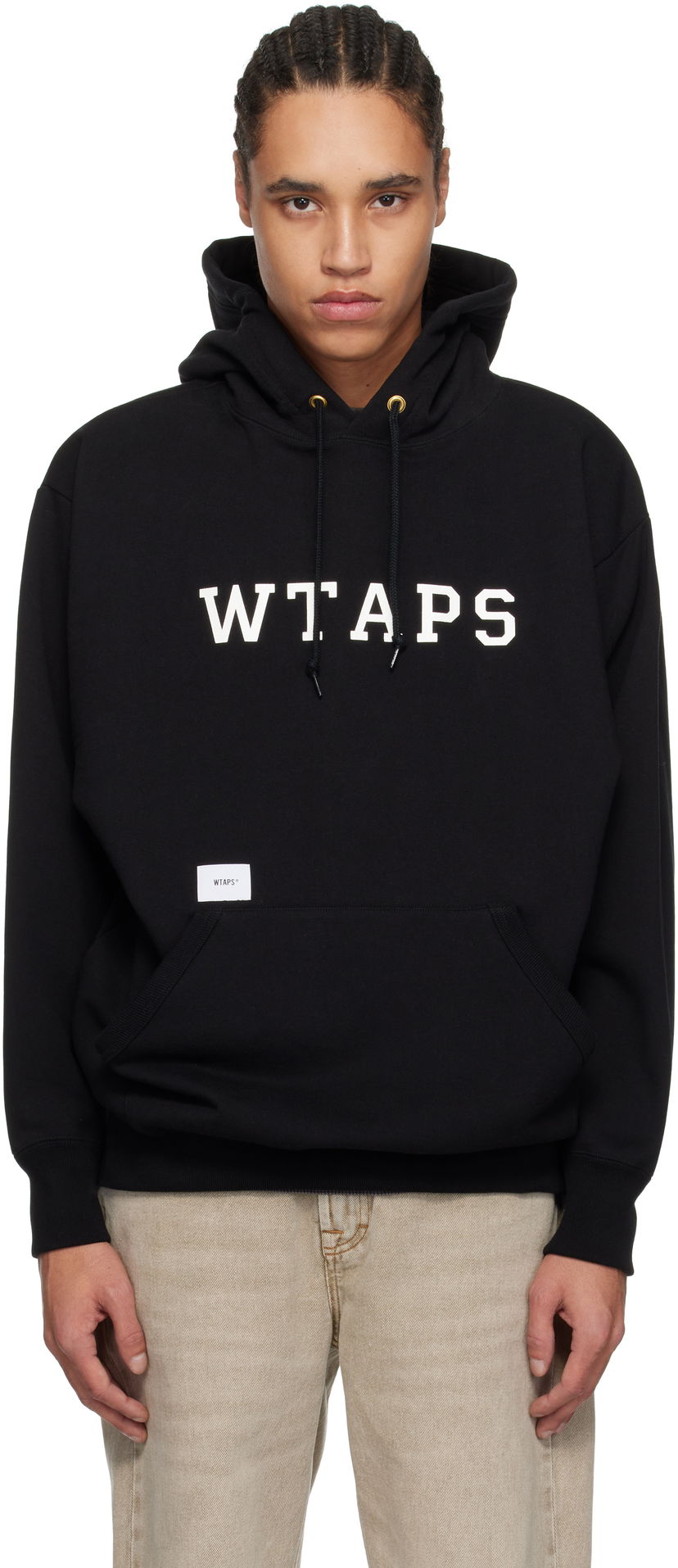 Pulover WTAPS WTAPS Cotton Academy Hoodie Črna | 251ATDT-CSM04