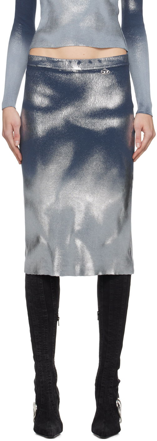 Krila Diesel M-Ilan Midi Skirt Siva | A13028 0BNAE
