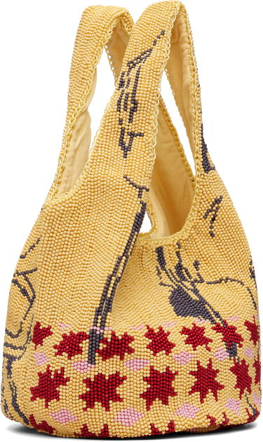 Tote bag JW Anderson JW Anderson Mini Patterned Beaded Shopper Tote Večbarvna | HB0744-FA0471, 1