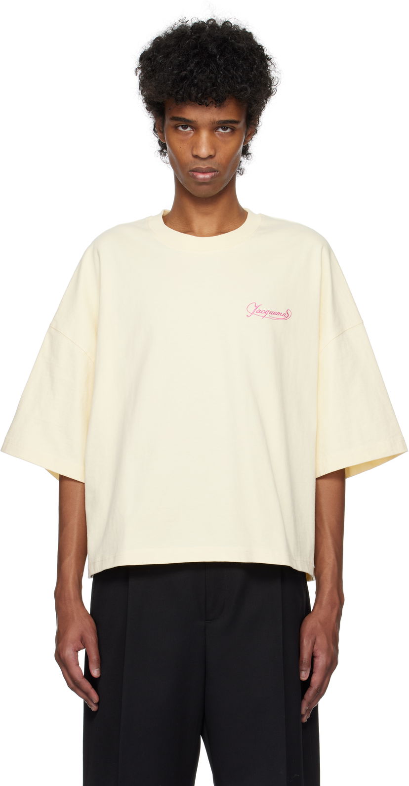 Majica Jacquemus Jacquemus 'The Corto' T-Shirt Bež | 25E255JS308-2102