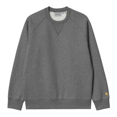 Pleteni pulover Carhartt WIP Chase Crewneck Siva | I033660_00C_XX, 1
