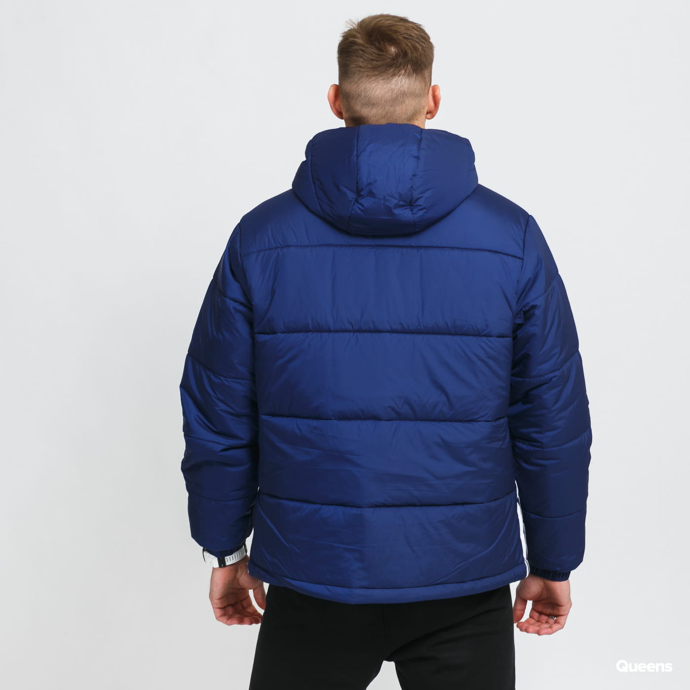 Puhovka adidas Originals Padded Hooded Puffer Jacket Mornarica | H13554, 1