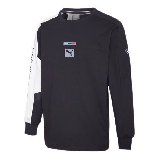 Pleteni pulover Puma BMW M Motorsport Crossover Racing Series Pullover Črna | 596081-01