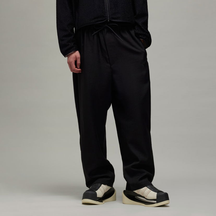 Hlače Y-3 Sport Uniform Tapered Trousers Črna | JD9791