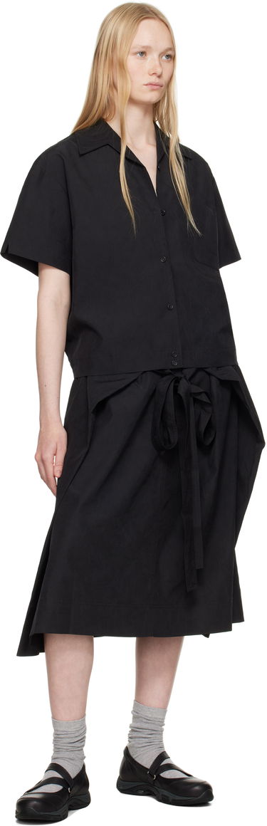 Krila YMC YMC George Midi Wrap Skirt Črna | Q3YAA, 3