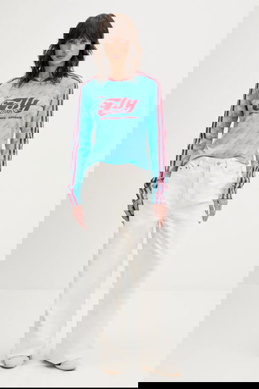 Dres adidas Performance Slim-Fit Long Sleeve Football Jersey with Allover Print Turkizna | JW0271, 1