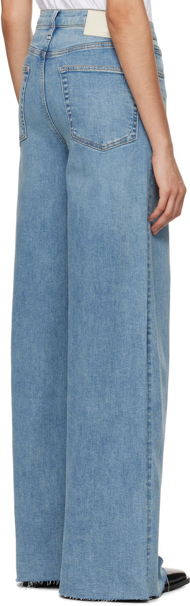 Kavbojke rag & bone 'The Sofie' High-Rise Ultra Wide Jeans Modra | WDD24F2952FUWH, 2